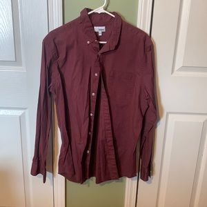 Maroon Button Down